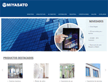 Tablet Screenshot of corporacionmiyasato.com